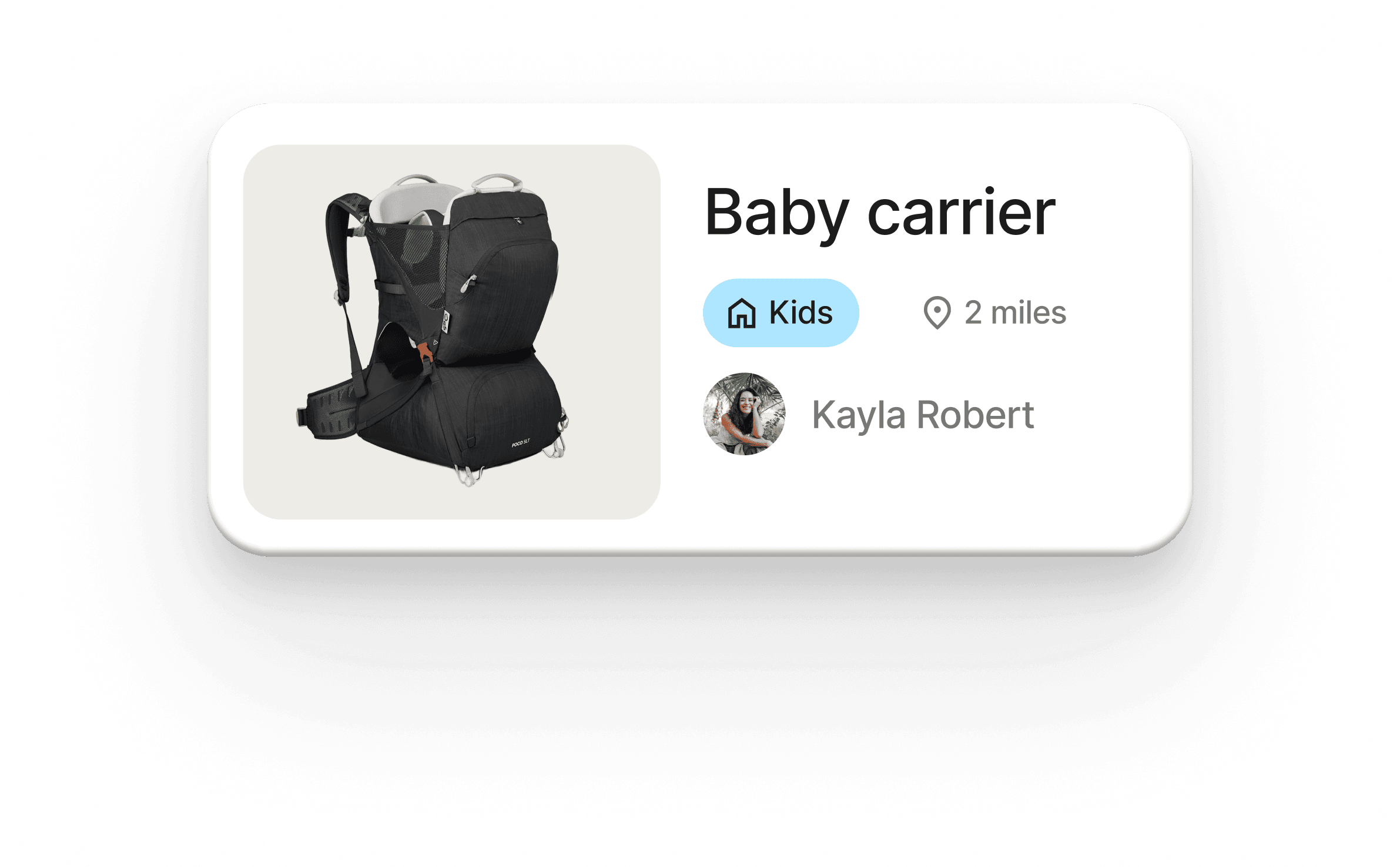 baby carrier