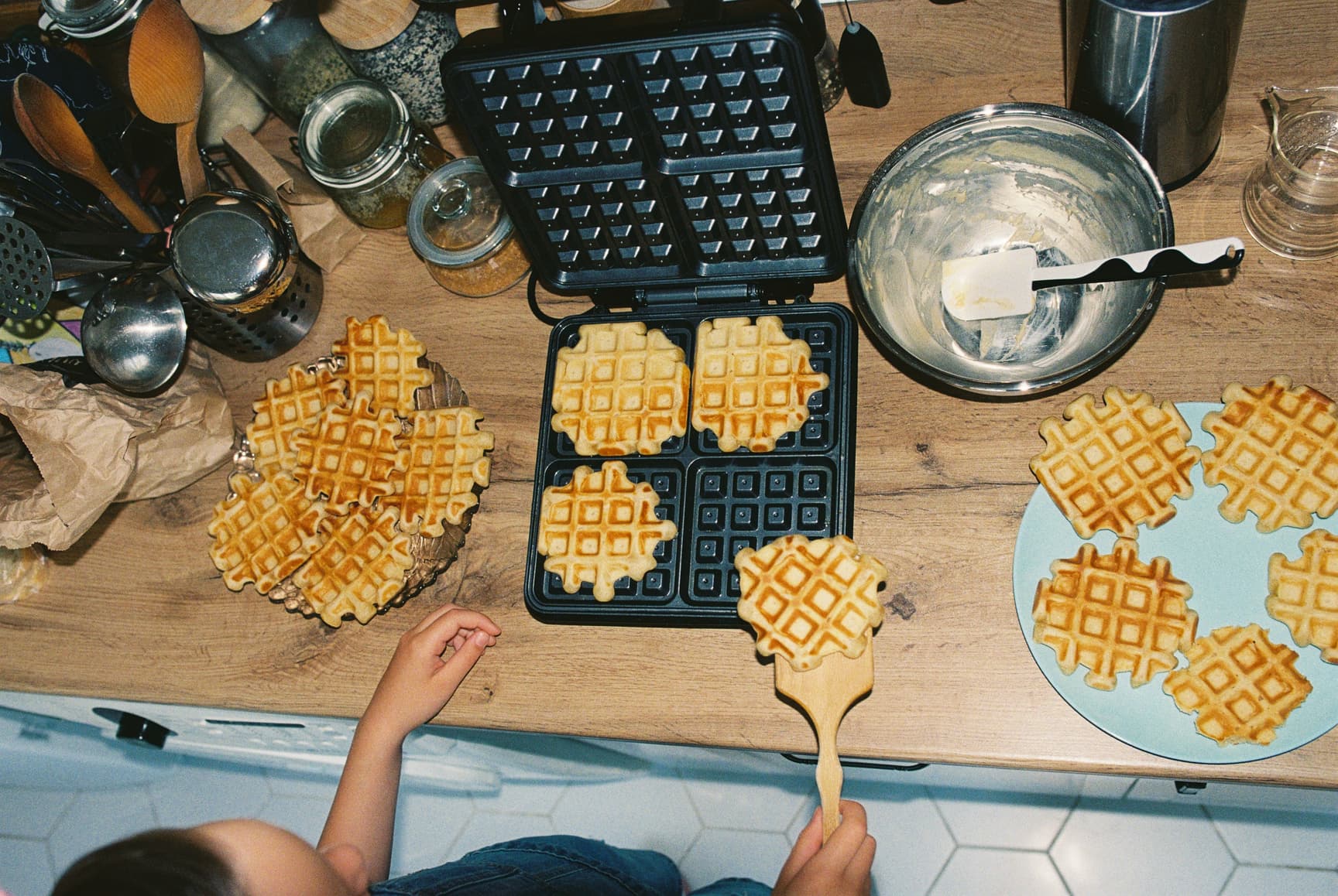 Emprunte le gaufrier, profite du brunch.
